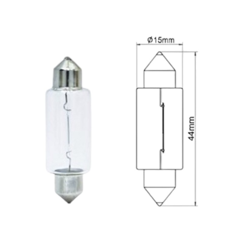 AMPÜL NORMAL SOFİT ŞİŞMAN 12V 15W SUPERLIGHT 12T15X44 SL3109 SUPERLIGH