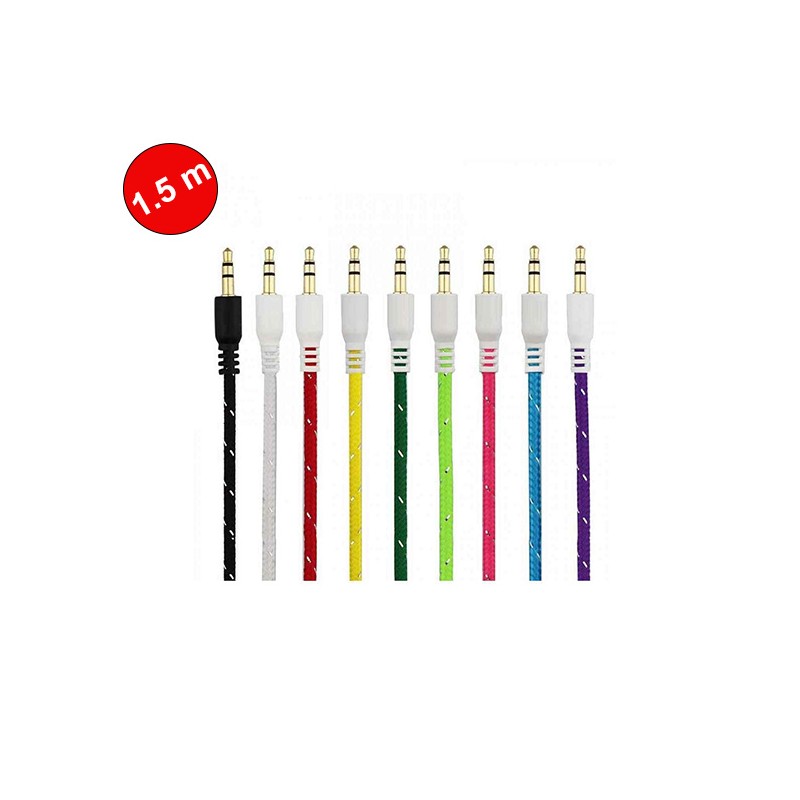AUX KABLO 1,5M RENKLİ KISA 4800007 KGN