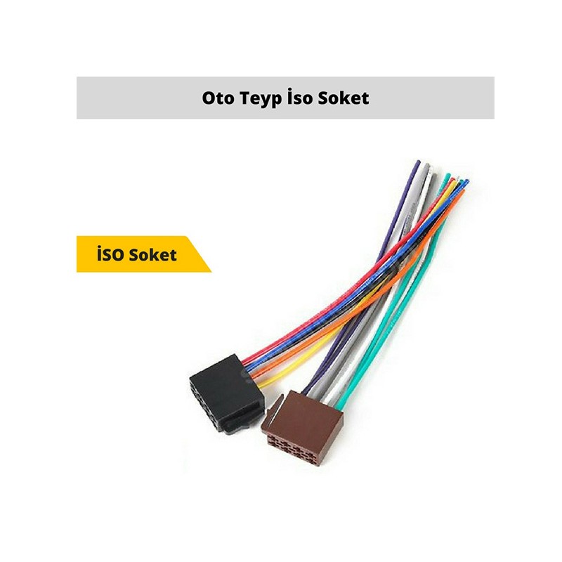MP3 İSO SOKET DÖNÜŞTÜRÜCÜ KABLO 6002002 KGN