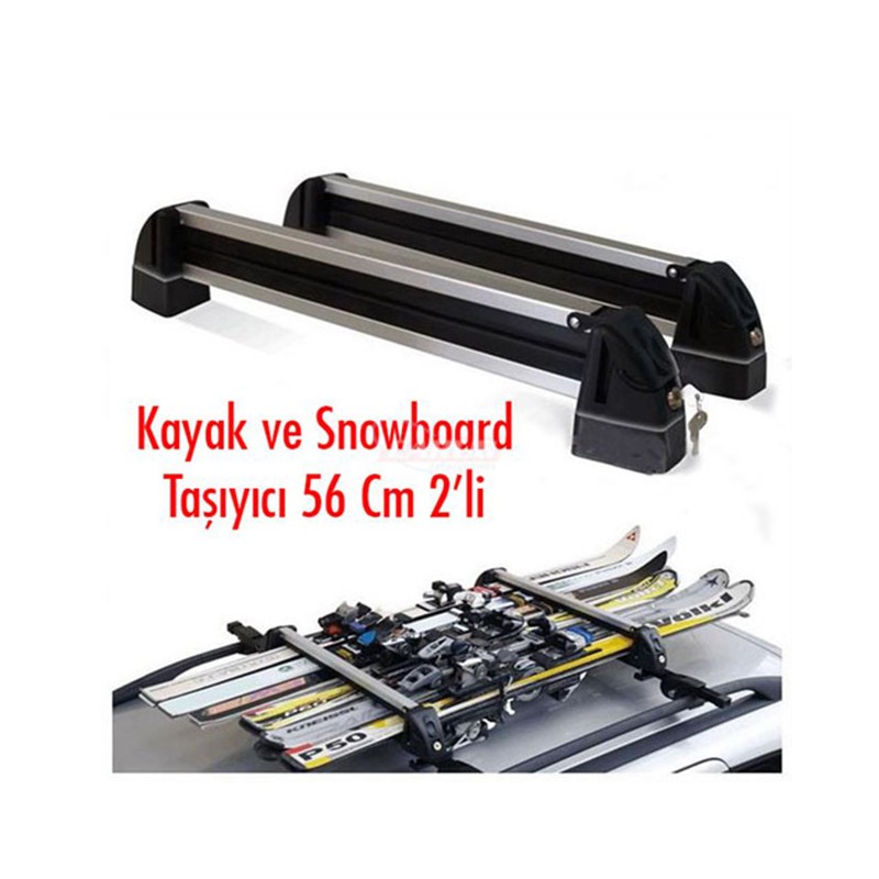 BAGAJ KAYAK VE SNOWBOARD TAŞIYICI 56CM 2Lİ 0761040 CARUB
