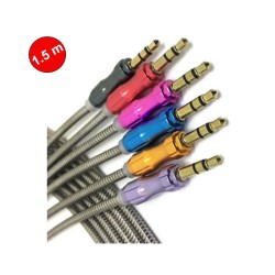 AUX KABLO 1.5M RENKLİ METAL 4800006 KGN
